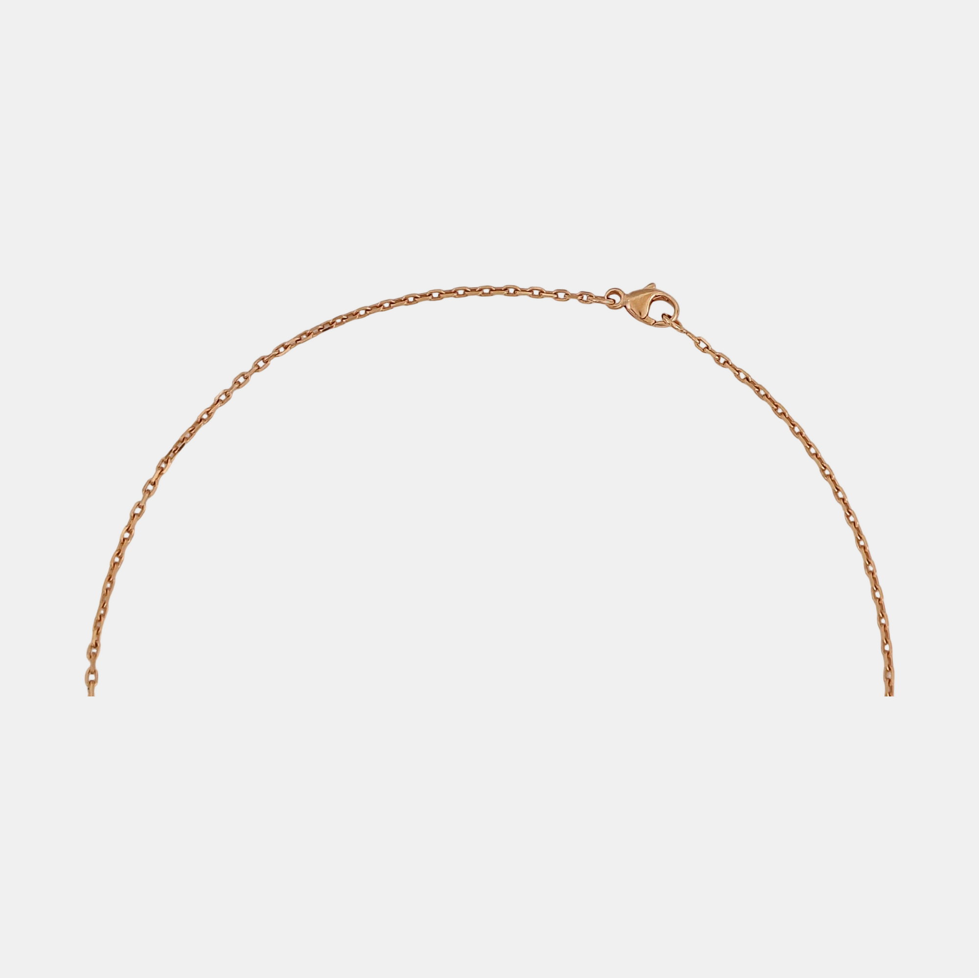 Pop H Metal Rose Gold Necklace