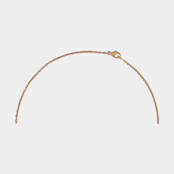 Pop H Metal Rose Gold Necklace