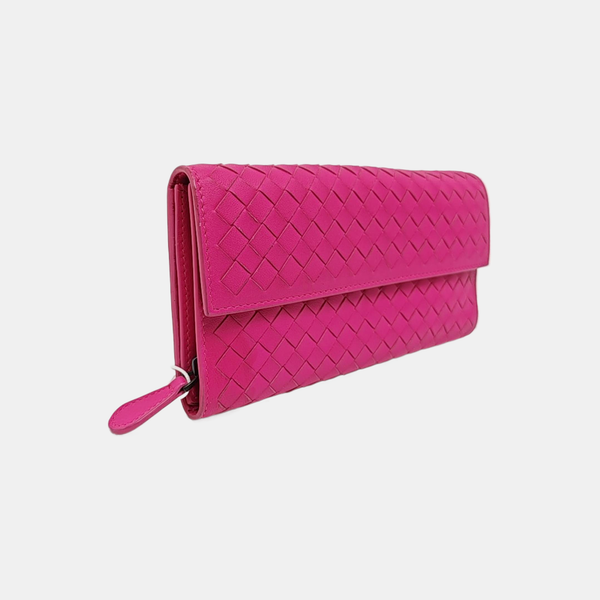 Lambskin Wallet Red