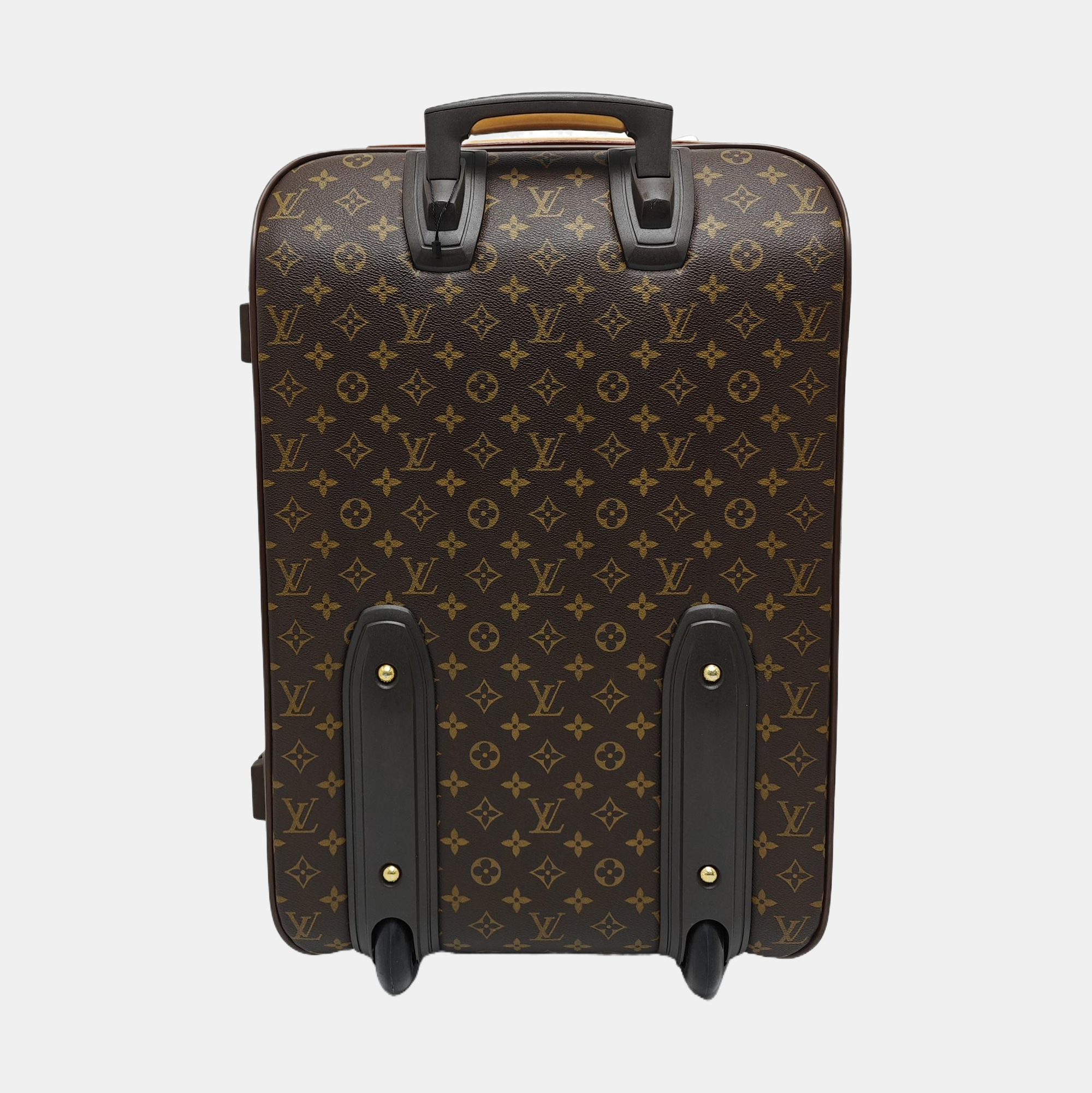 PEGASE Monogram Coated Canvas Brown