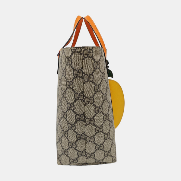 Children’s GG Bucket Monogram Coated Canvas Beige