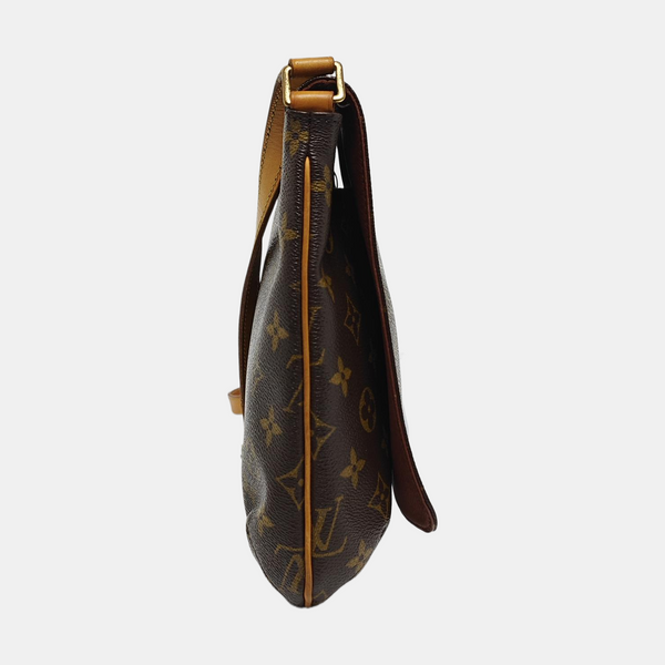 MUSETTE TANGO Monogram Coated Canvas Brown