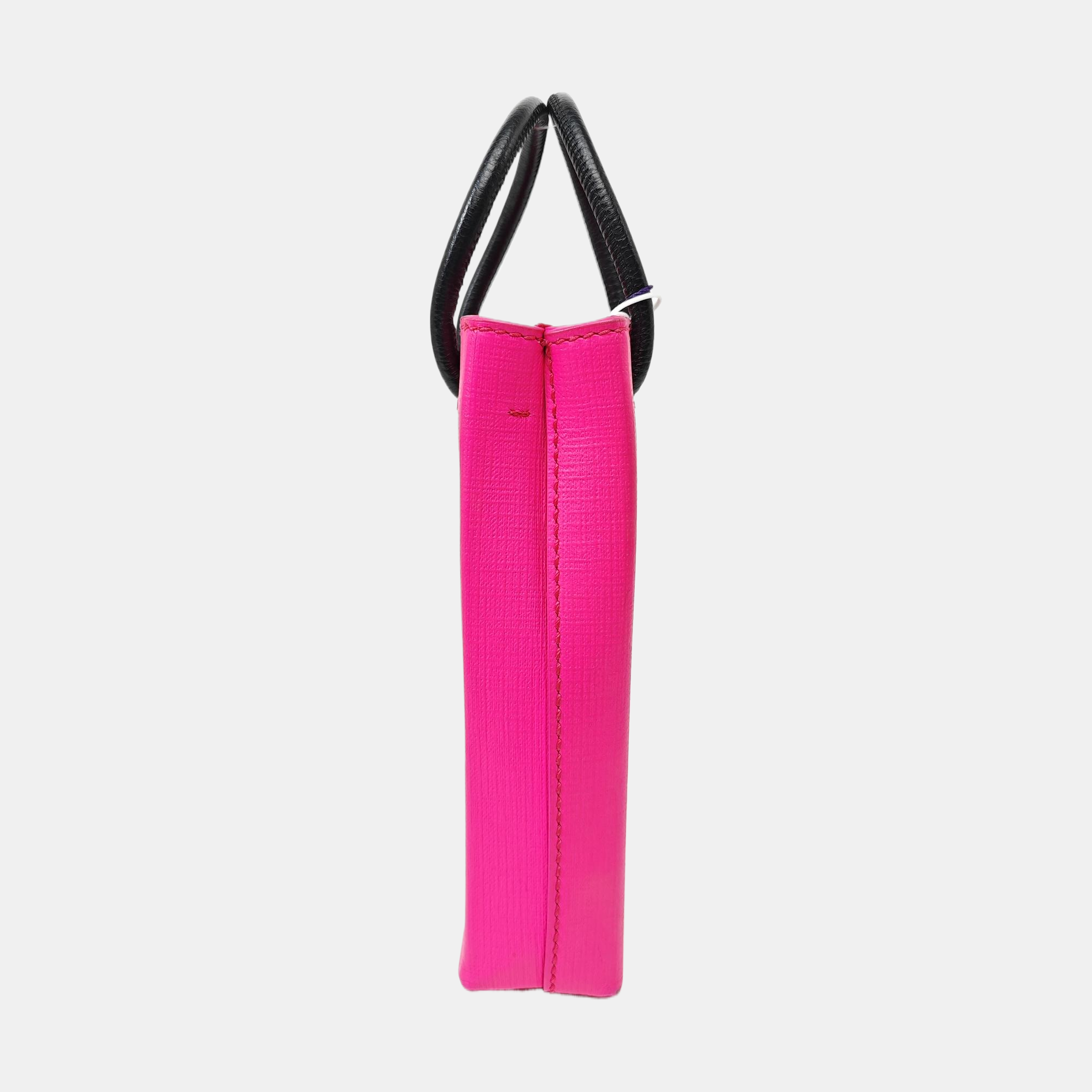 Shopping Bag Calfskin Red