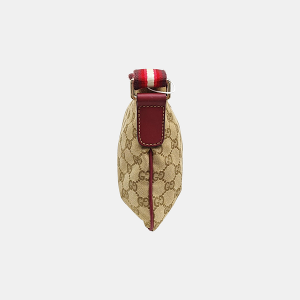 Monogram Canvas Shoulder Bag Beige
