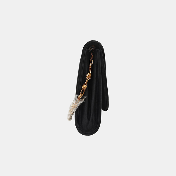 Velvet Shoulder Bag Black