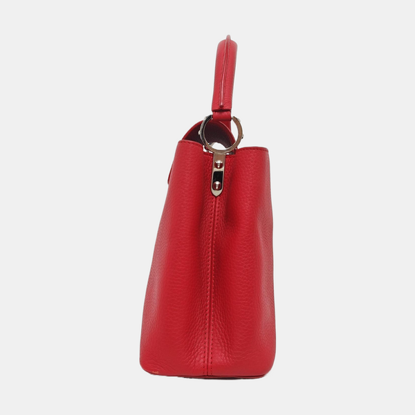 CAPUCINES MM Calfskin Red
