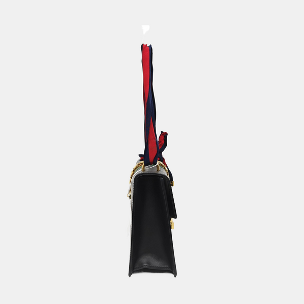 Sylvie Small Calfskin Black
