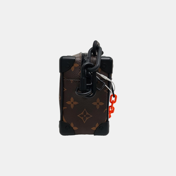 SOFT TRUNK Mini Monogram Coated Canvas Brown