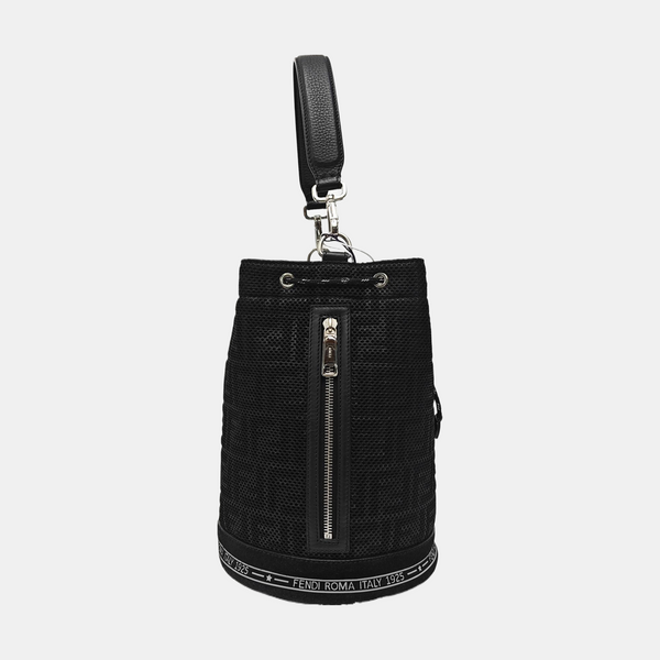 Fabric Bucket Bag Black