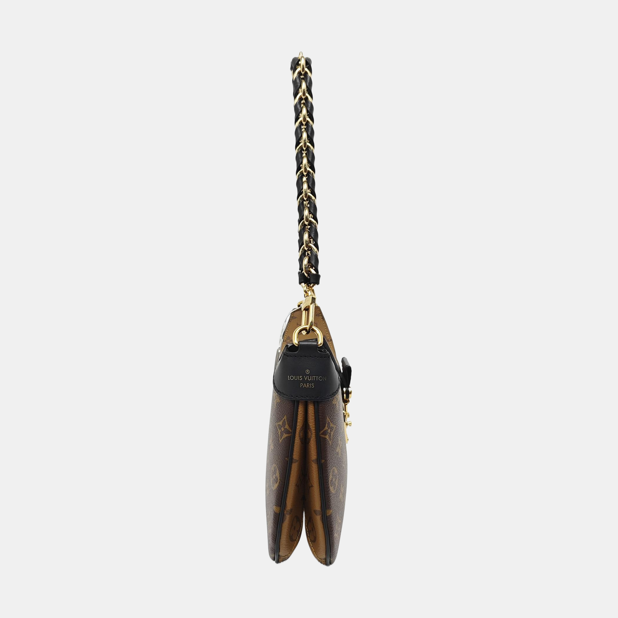 TWINNY Monogram Coated Canvas Brown