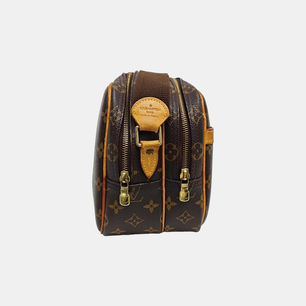 REPORTER Monogram Coated Canvas Brown