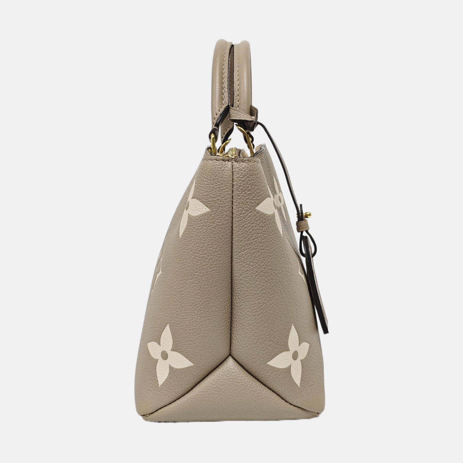 PALAIS PM Monogram Calfskin Gray
