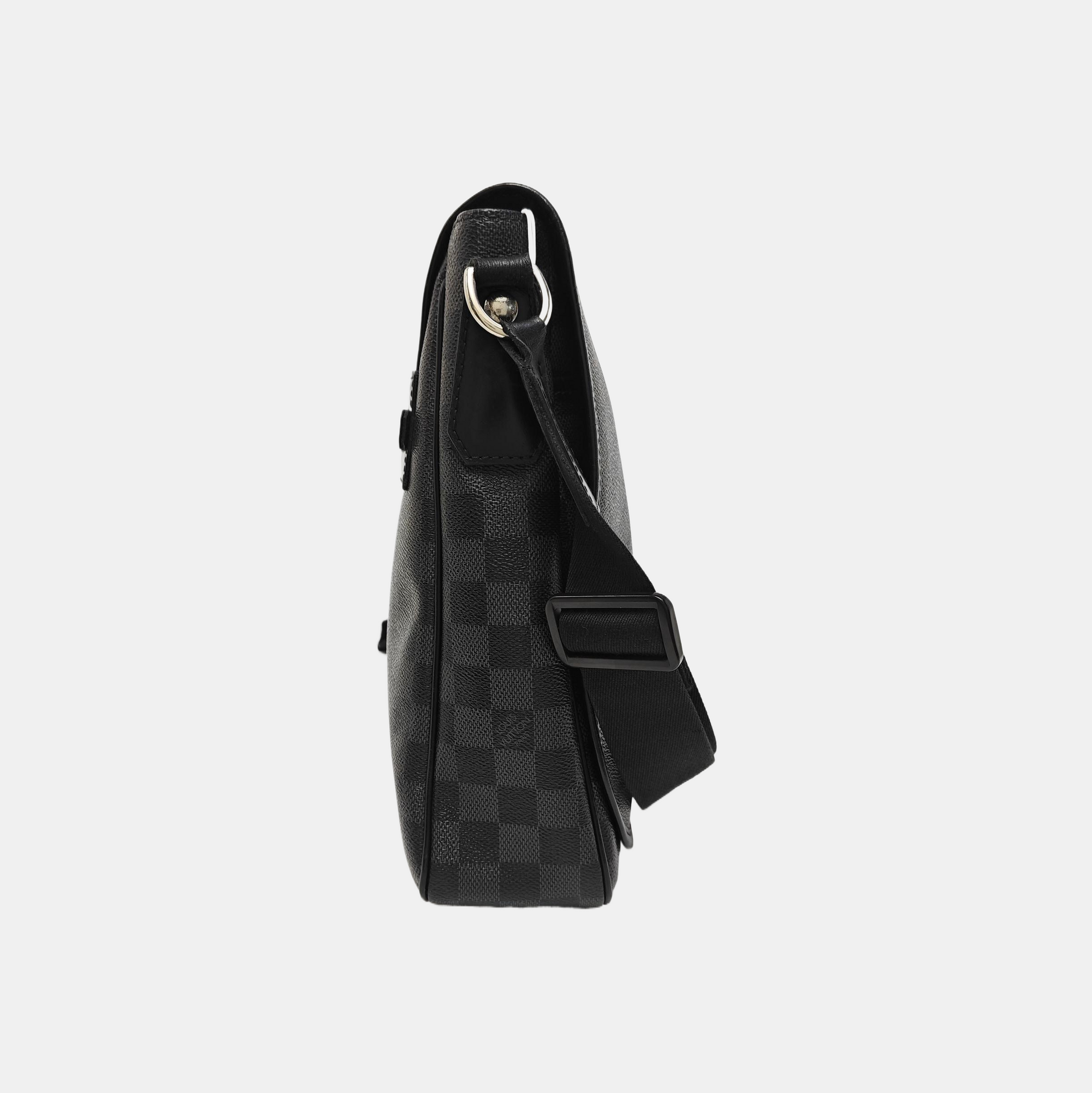 DANIEL Damier Graphite Coated Canvas Gray