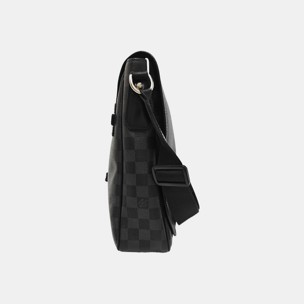 DANIEL Damier Graphite Coated Canvas Gray