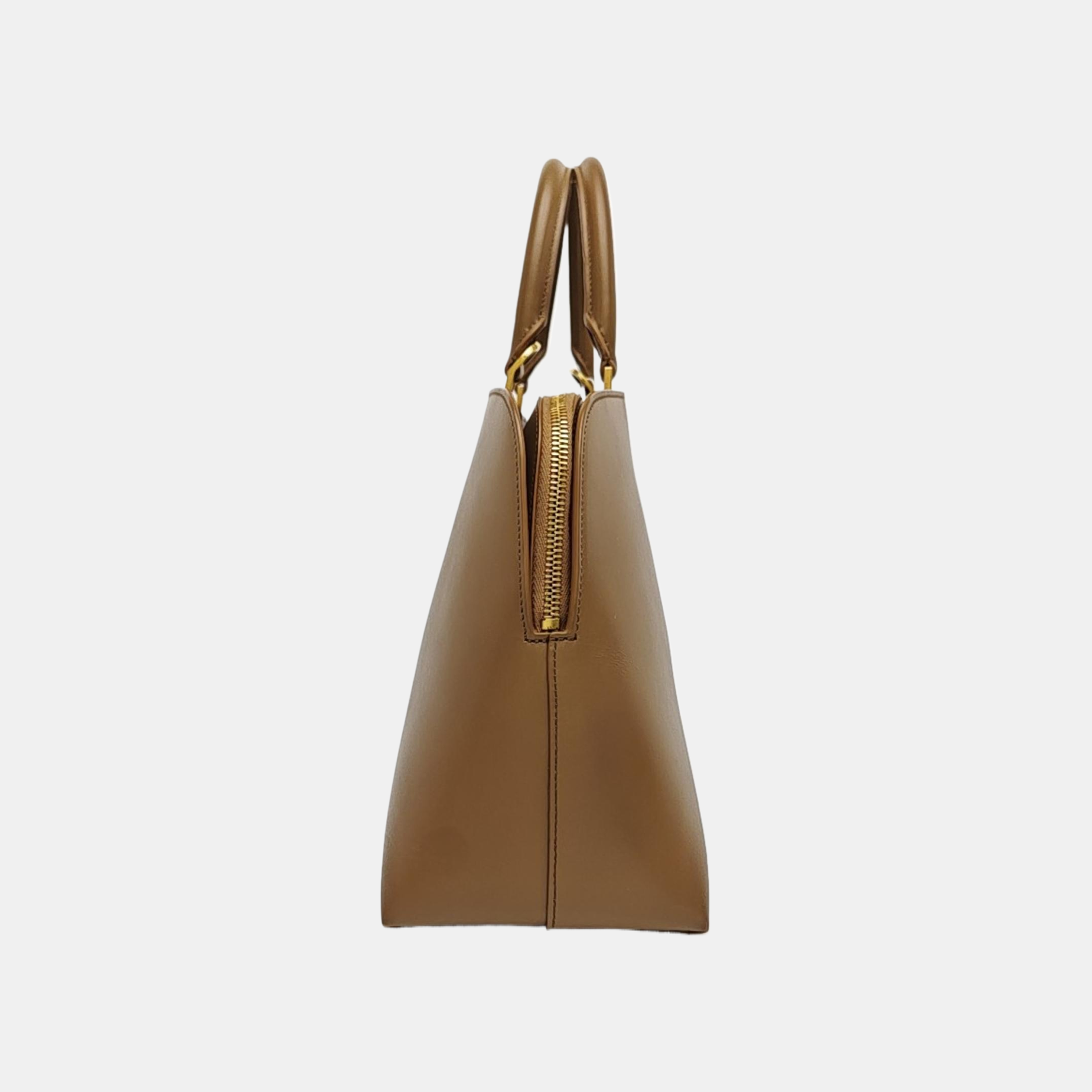 Calfskin Shoulder Bag Brown