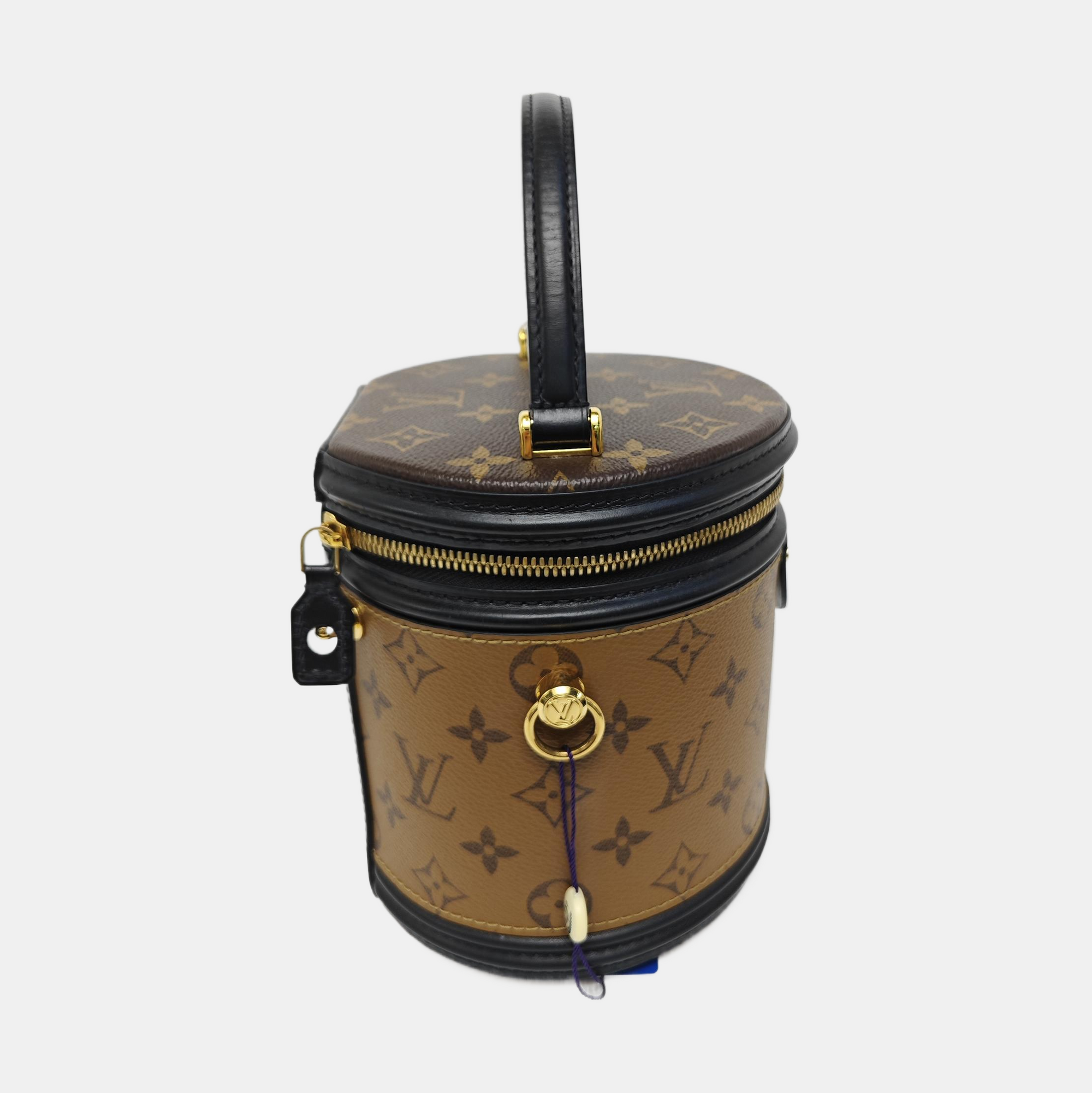 CANNES PM Monogram Coated Canvas Brown