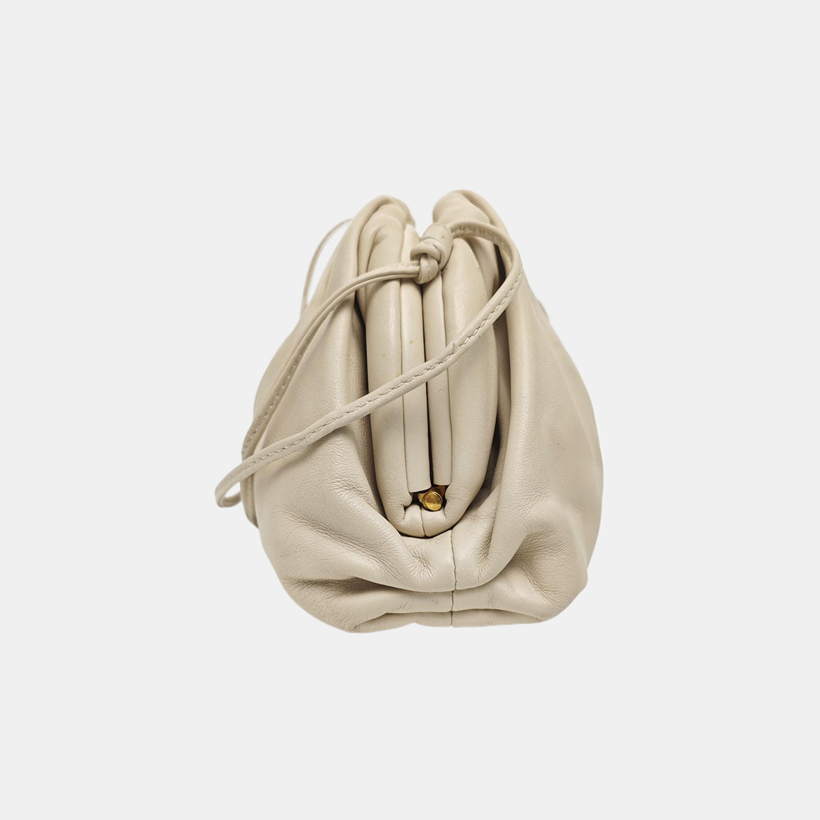 The Pouch Mini Calfskin Beige