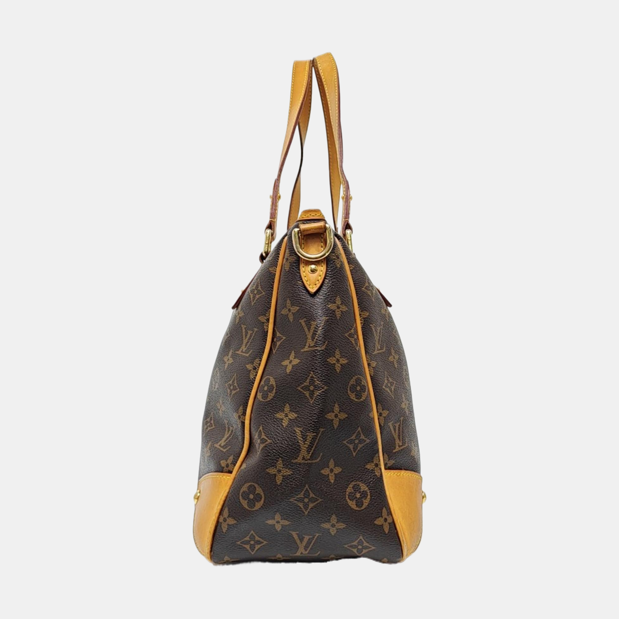 ESTRELA GM Monogram Coated Canvas Brown