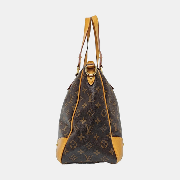ESTRELA GM Monogram Coated Canvas Brown