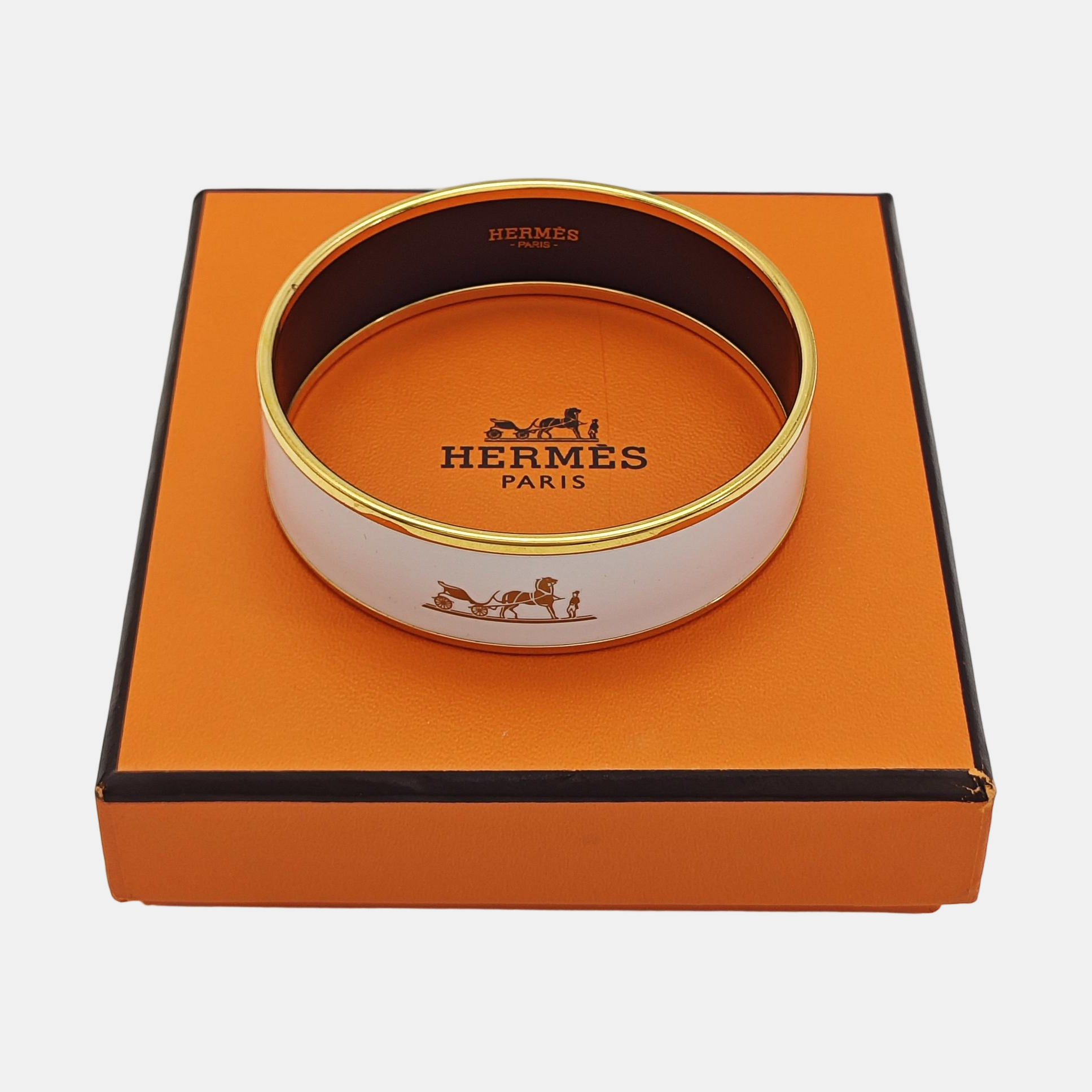 Email Ceramic White Bangle