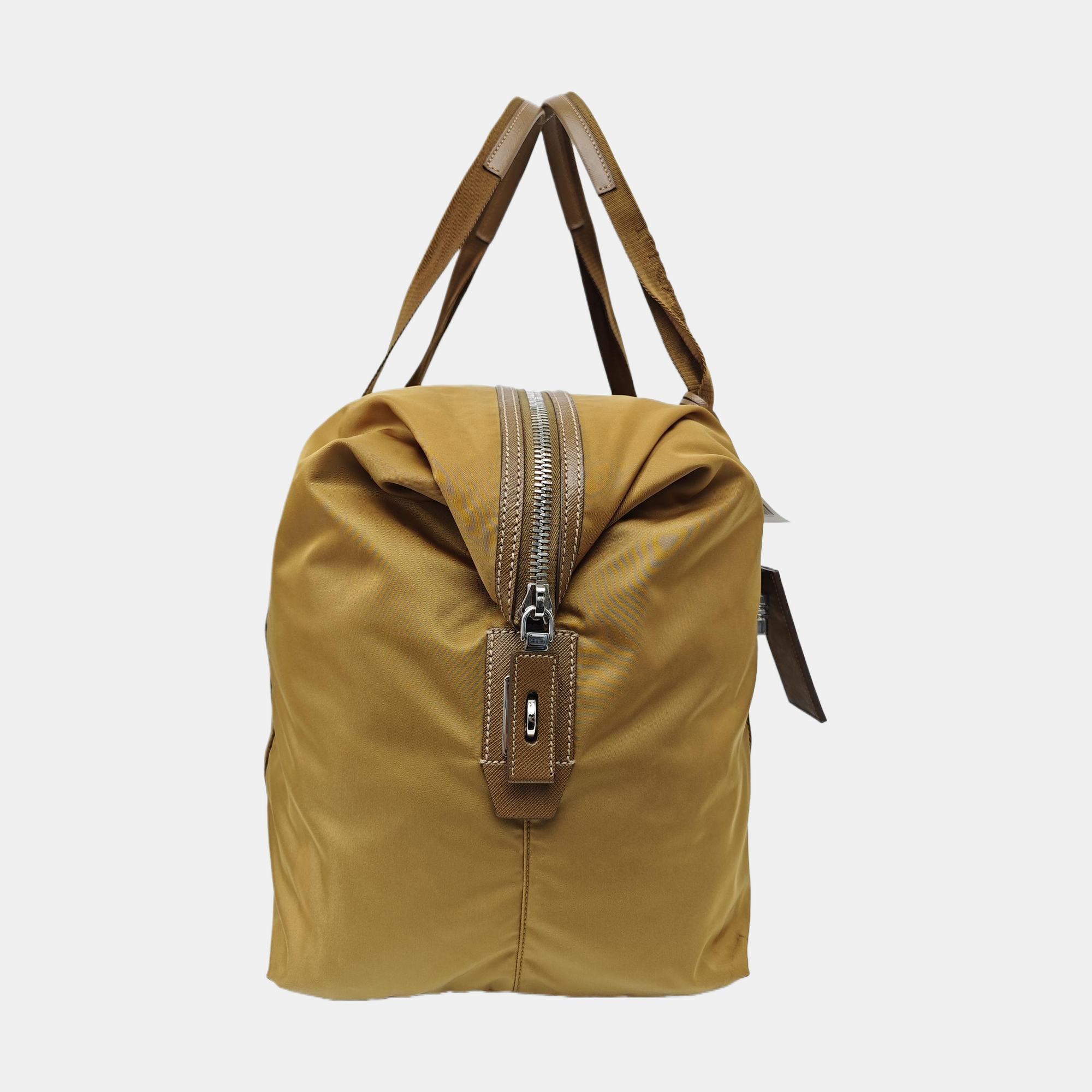 Nylon Tote Bag Beige