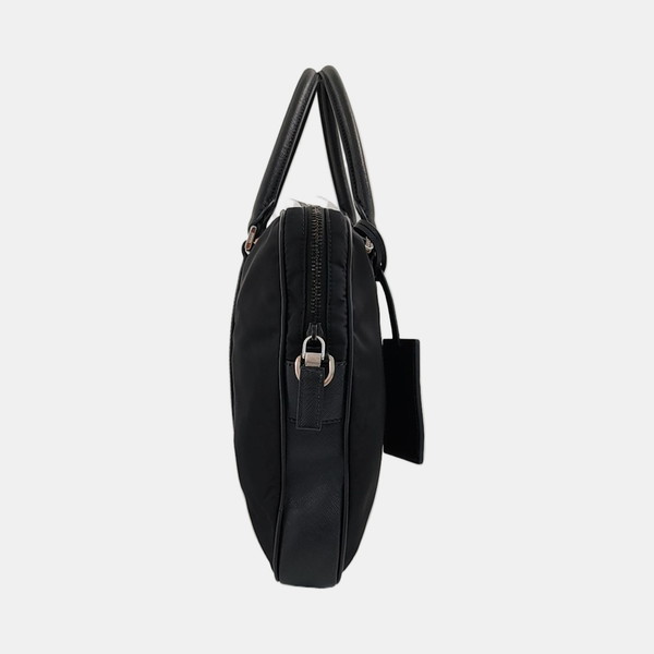 Bolso de hombro de nailon negro