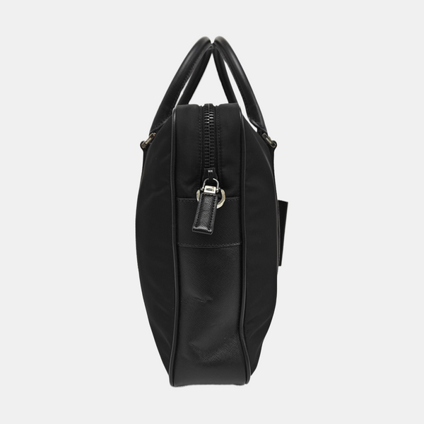 Nylon Shoulder Bag Black