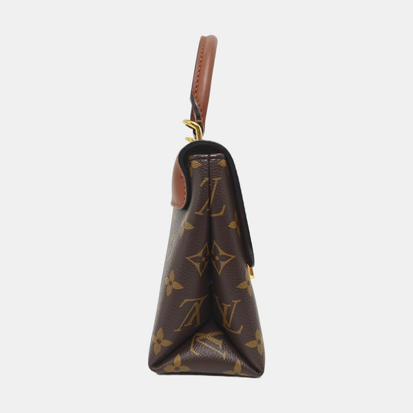 LOCKY BB Monogram Coated Canvas Brown