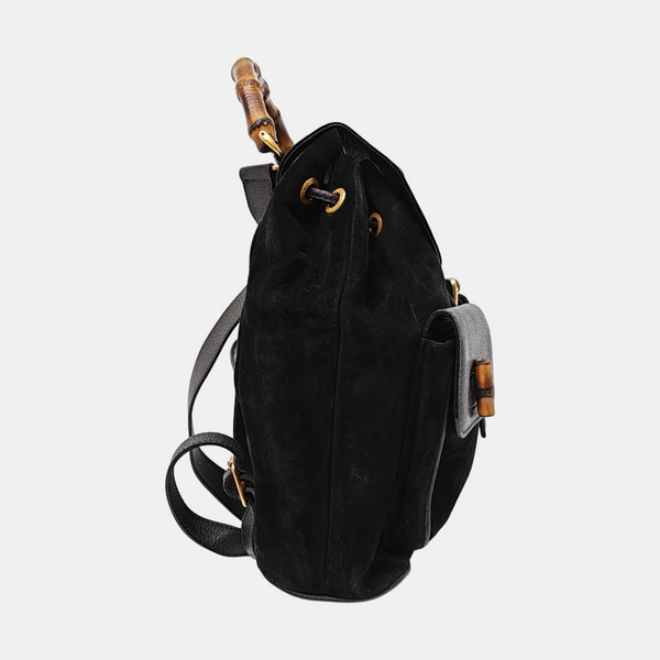 Bamboo 1947 Medium Suede Black