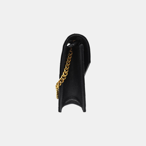 MONOGRAM WOC Chevron Calfskin Black