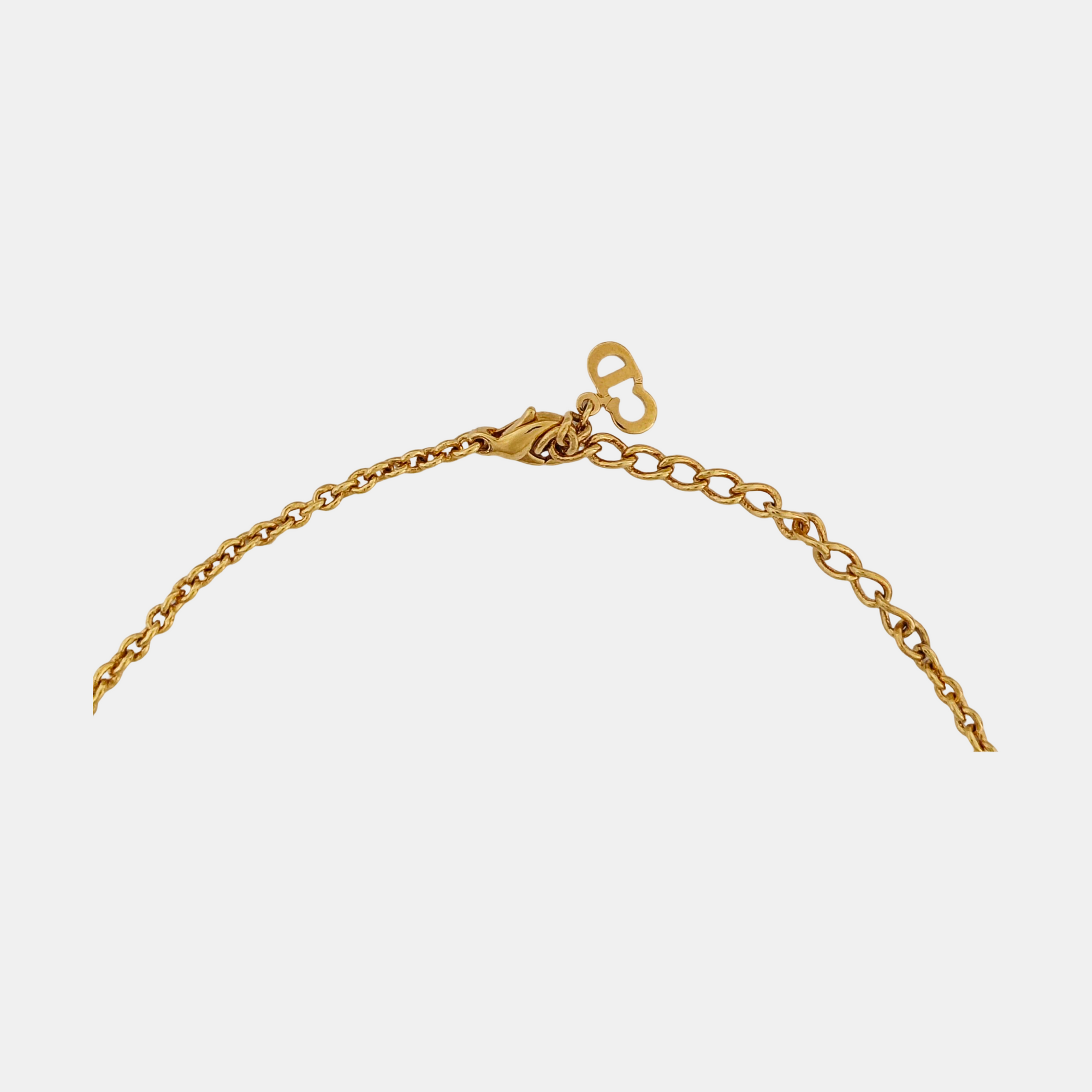 CD Swing Metal Gold Necklace