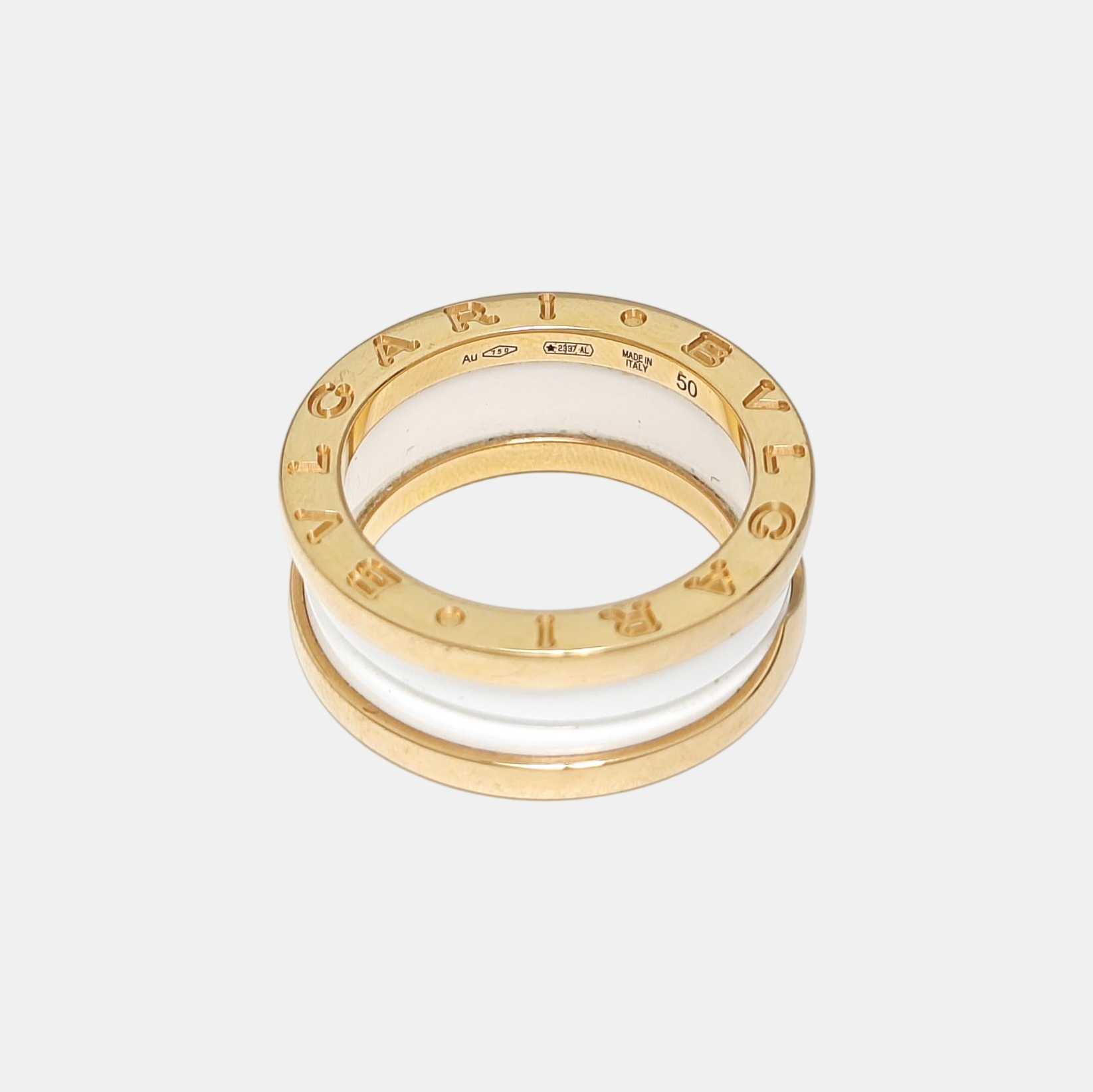 B.ZERO1 18k Rose Gold Ring EU 50
