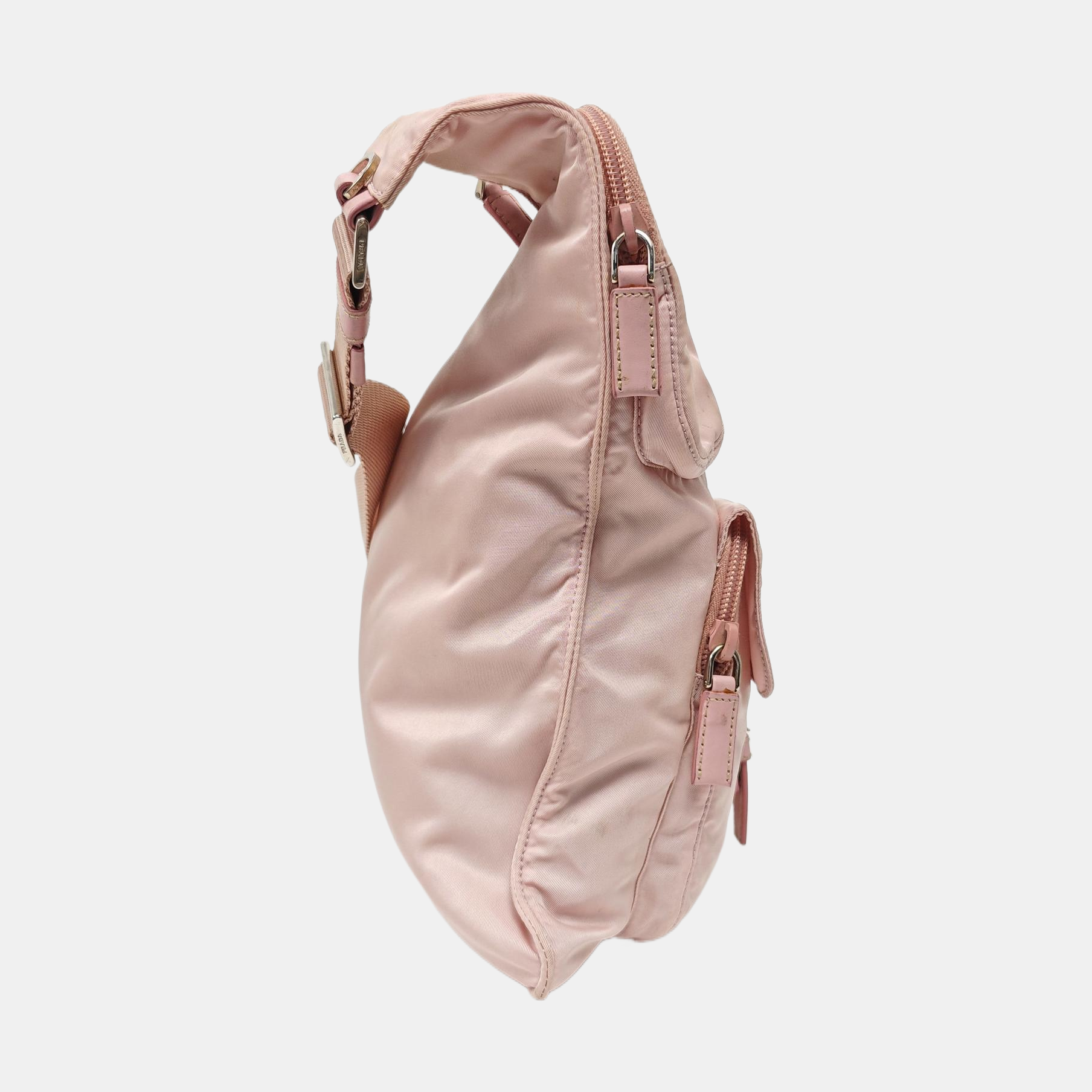 Nylon Shoulder Bag Pink