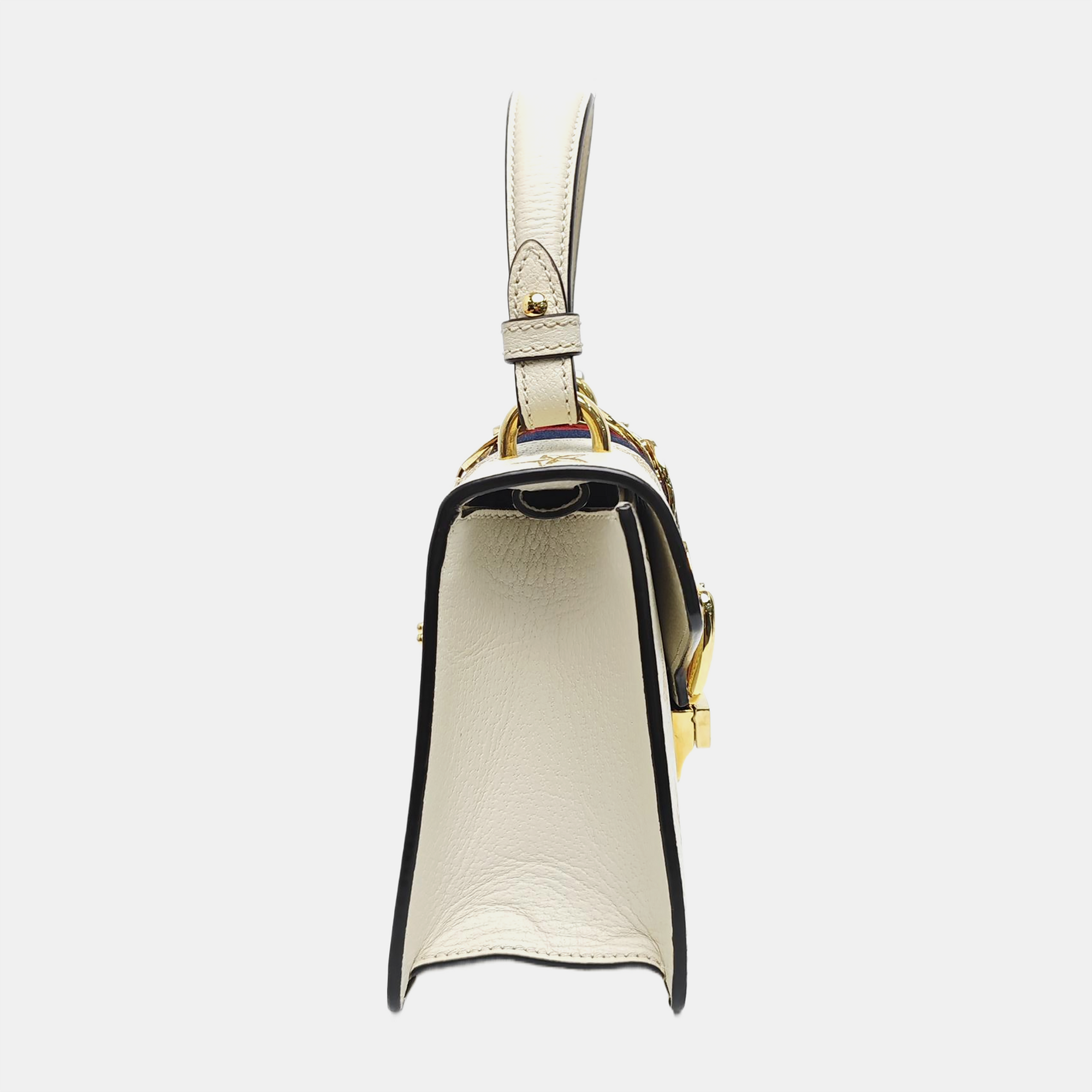 Sylvie Mini Calfskin White