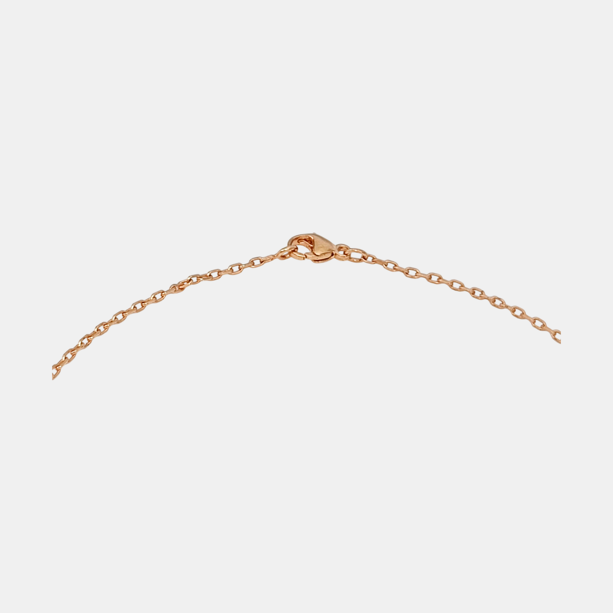 Pop H Metal Rose Gold Necklace