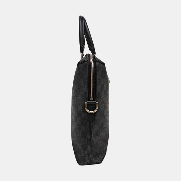 PORTE-DOCUMENTS Damier Graphite Coated Canvas Black