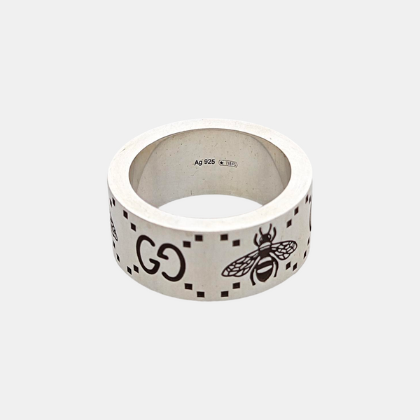 Ghost 925 Sterling Silver Ring EU 51