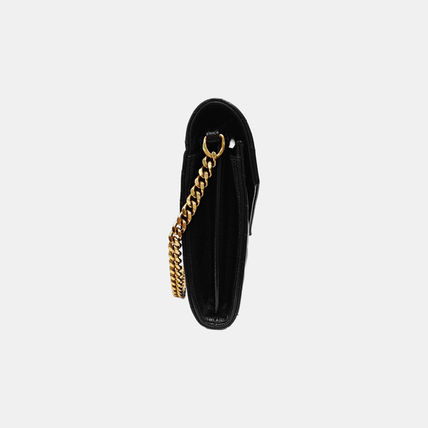 MONOGRAM Medium Chevron Calfskin Black