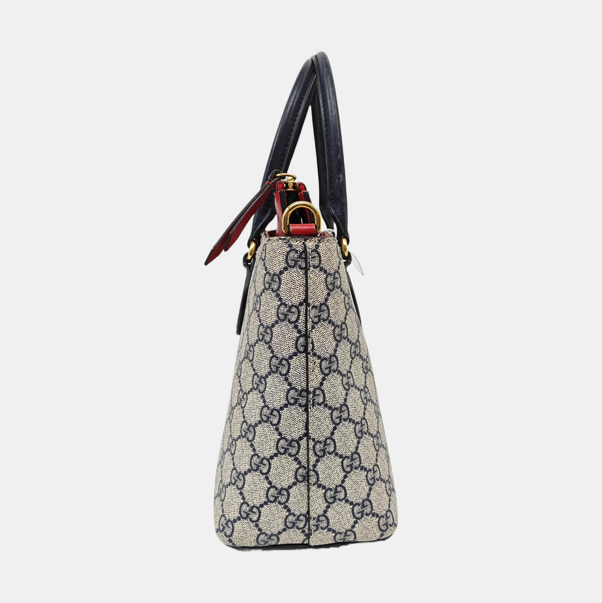 GG Blooms Monogram Coated Canvas Beige