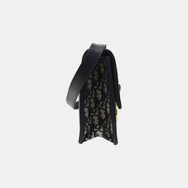 30 Montaigne Oblique Canvas Blue