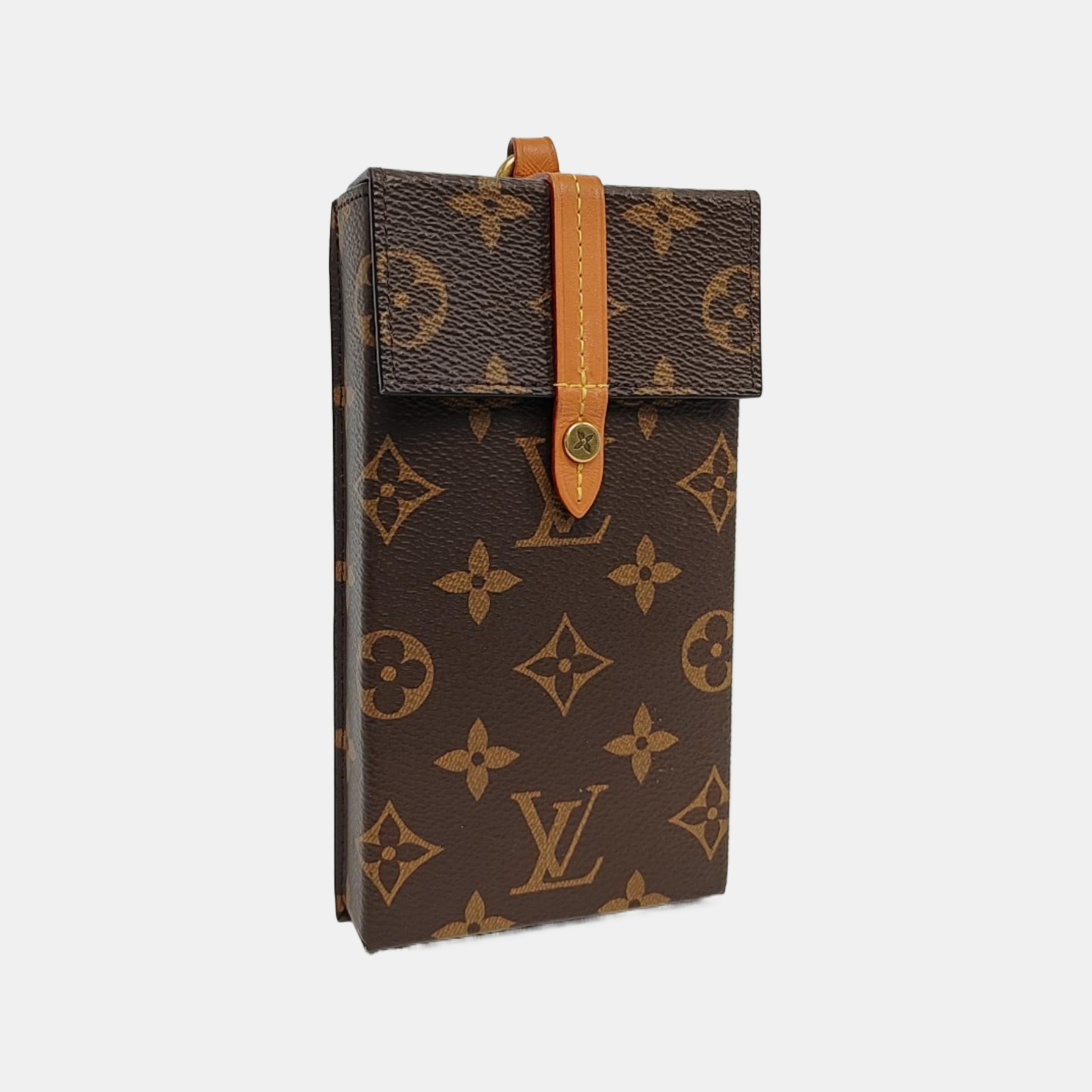 Monogram Coated Canvas Brown
