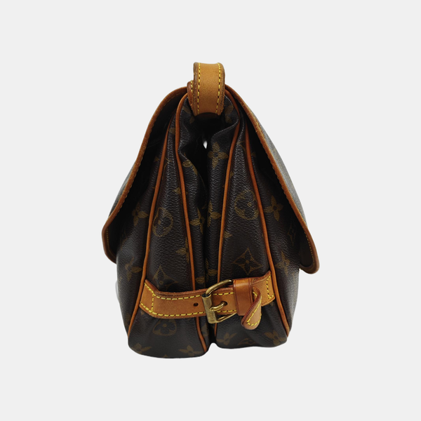 SAUMUR Monogram Coated Canvas Brown