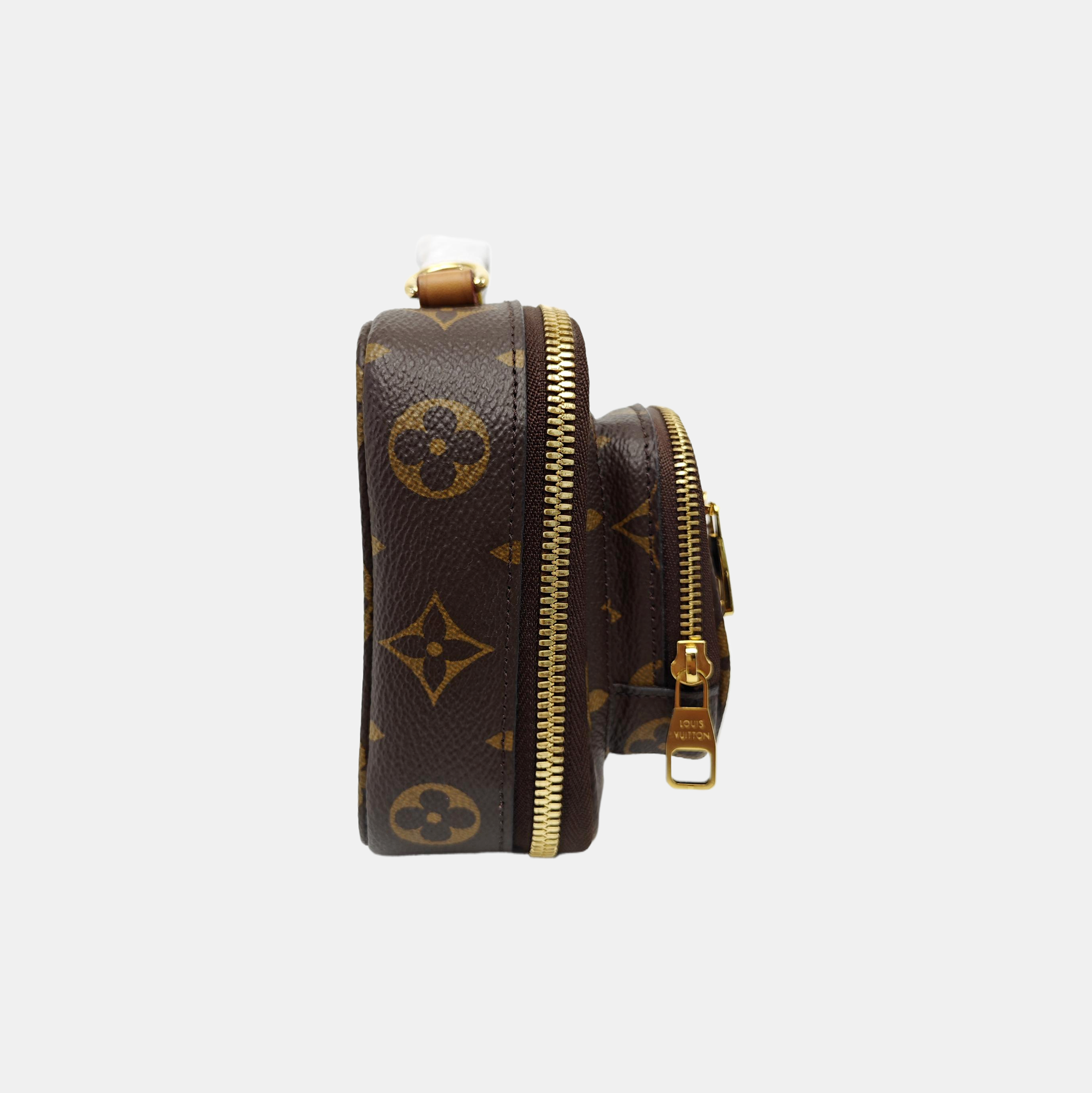 UTILITY Monogram Coated Canvas Brown