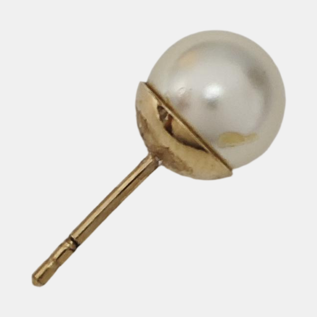 Dior Tribales Metal Gold Stud Earrings