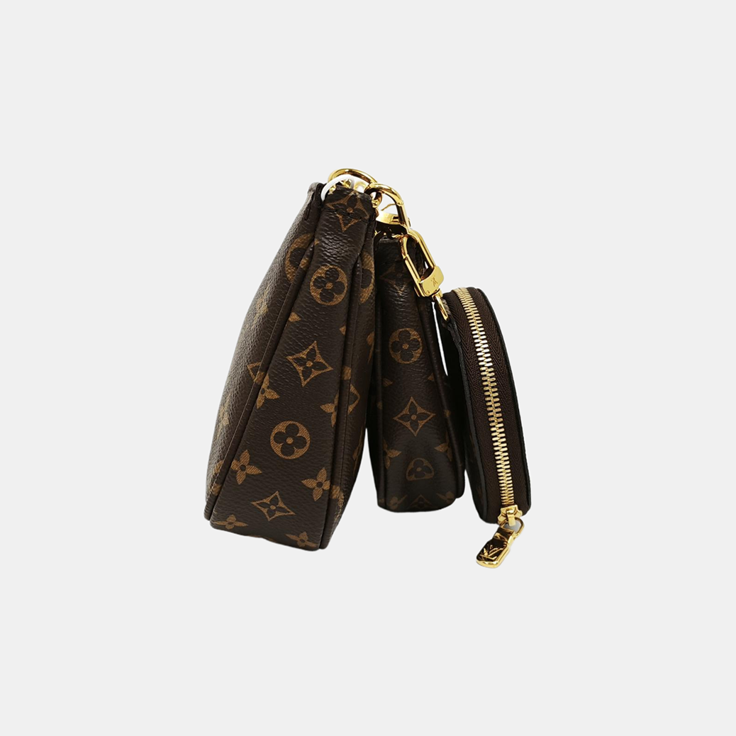 MULTI Monogram Coated Canvas Brown