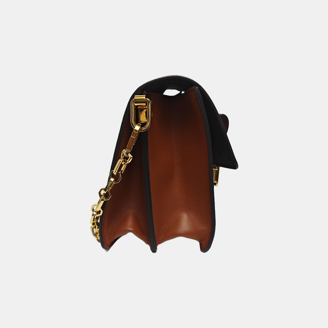 DAUPHINE MM Monogram Coated Canvas Brown