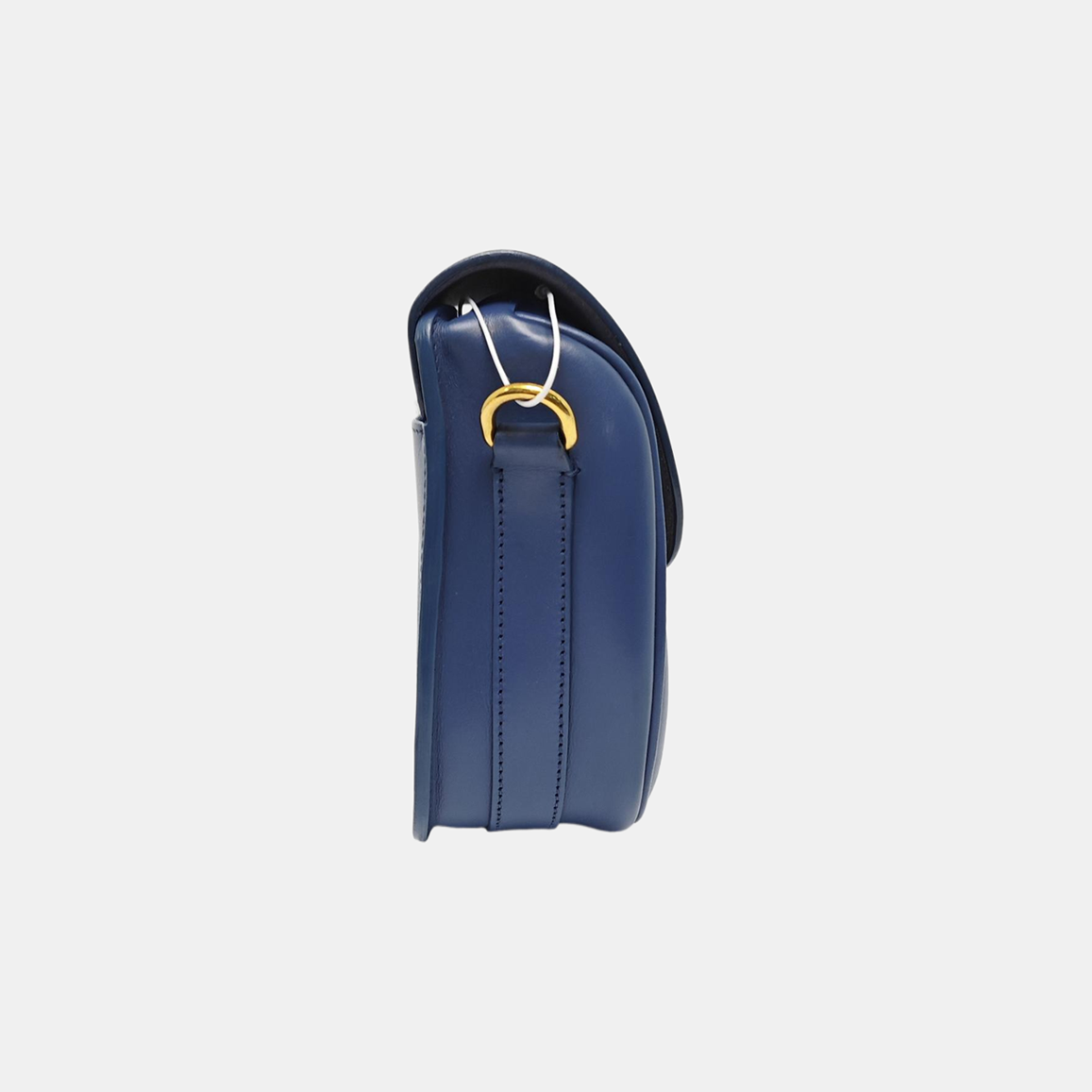 Authenticated pre-owned  Bobby Medium Calfskin Blue - Shoulder Bag at Looply