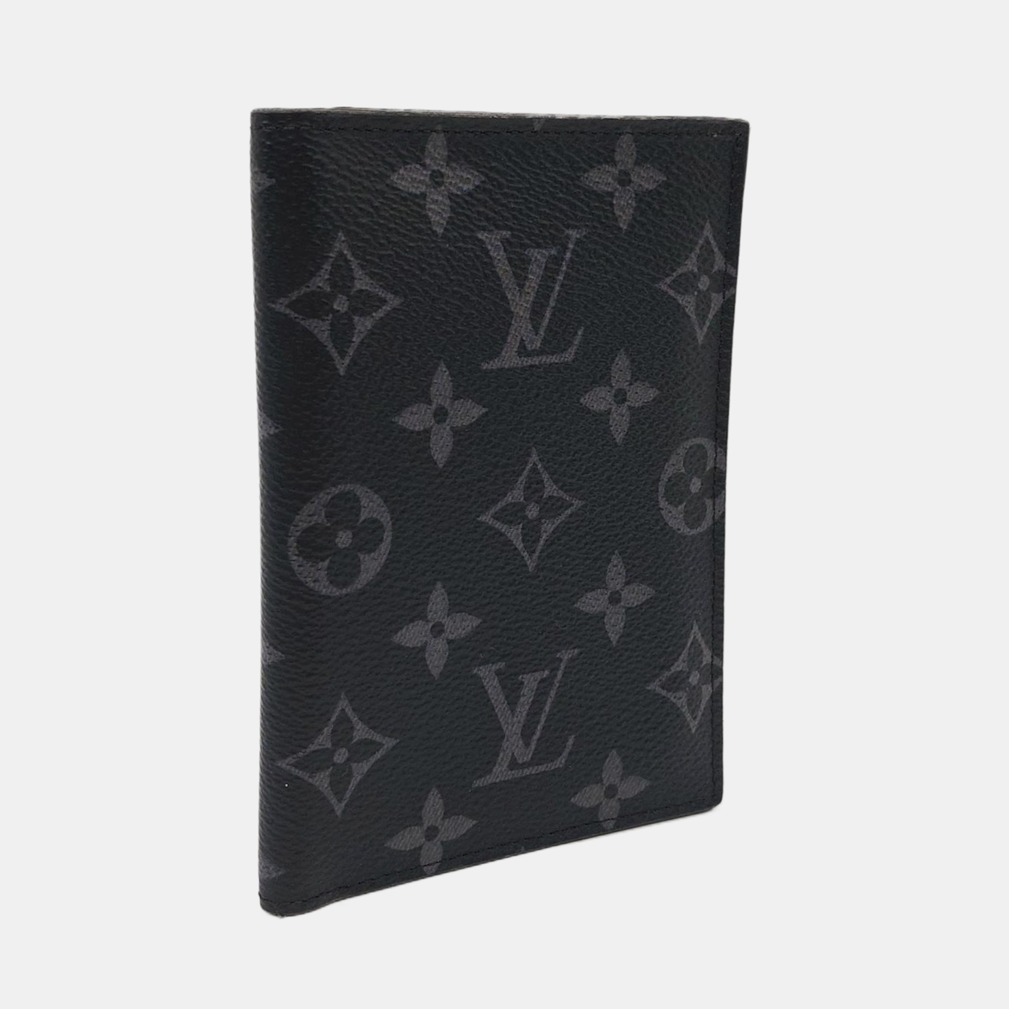 Monogram Coated Canvas Wallet Gray