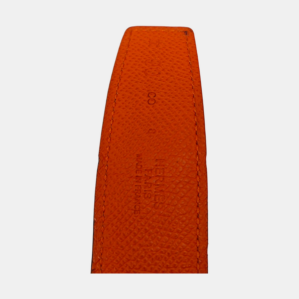 Leather Belt Orange