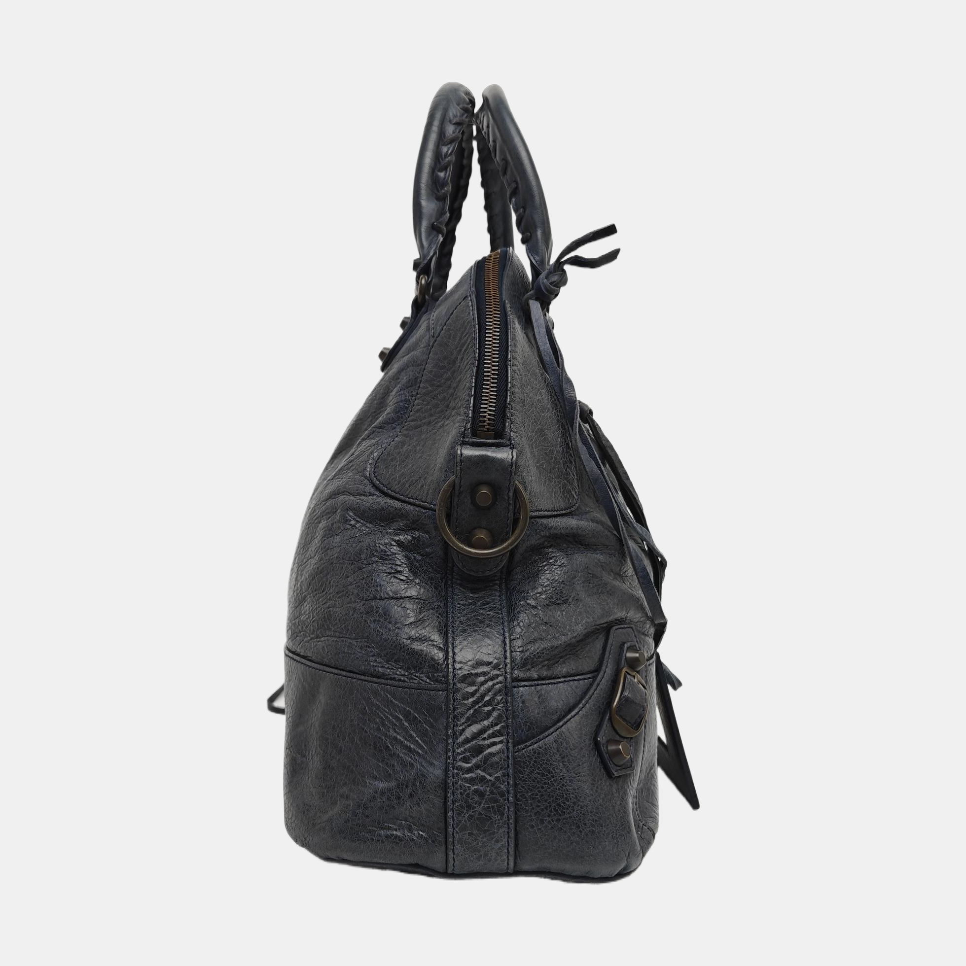 Classic City Medium Calfskin Blue